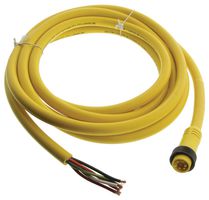 MOLEX 1300061447 Sensor Cable, Mini-Change Plug, Free End, 5 Positions, 3.66 m, 12 ft, Mini-Change 130006 Series