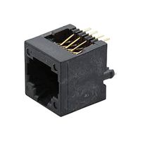 AMPHENOL COMMUNICATIONS SOLUTIONS 69254-003LF Conector Modular, Jack Modular, 1 x 1 (Puerto), 6P2C, Cat3, Through Hole