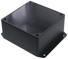 BUD INDUSTRIES CUR-3282-MB Plastic Enclosure, Utilibox Style A, Recessed Lid, Utility Box, ABS, 60.2 mm, 117 mm, 117 mm