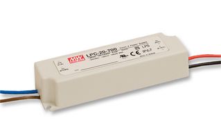 MEAN WELL LPC-60-1400 Driver LED, ITE, 58.8 W, 42 V, 1.4 A, Corriente Constante, 90 V