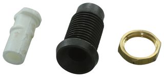 ARCOLECTRIC / BULGIN LIMITED A104700BLACK LED Holder, 7.6 mm x 13.9 mm, Black, Brass, 3mm / T-1 LEDs