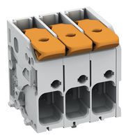 WAGO 2606-1102 Bloque de Terminal de Cable-A-Tarjeta, 7.5 mm, 2 Posiciones, 24 AWG, 8 AWG, 6 mm²