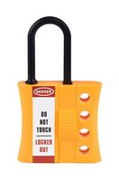 MULTICOMP PRO MP014051 Cerrojo de Bloqueo, Nailon,. arco de 6mm, 61mm x 107mm, admite 4 candados