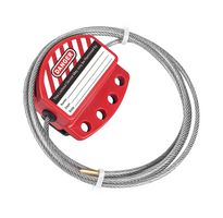 MULTICOMP PRO MP014076 Cable Lockout, PC (Polycarbonate), 6 mm x 1.8 m, Adjustable