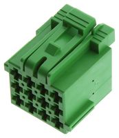 TE CONNECTIVITY - AMP 1-967622-1 Carcasa de Conector Automotriz, Junior Power Timer Series, Receptáculo eléctrico, 12 Posiciones