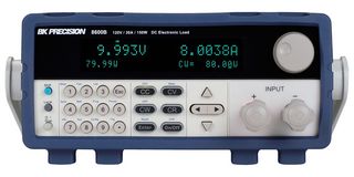 B&K PRECISION 8600B Carga Electrónica CD, 8600B Series, 150 W, Programmable, 0 V, 120 V, 30 A