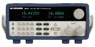 B&K PRECISION 8601B Carga Electrónica CD, 8600B Series, 250 W, Programmable, 0 V, 120 V, 60 A