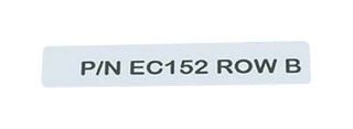 PANDUIT C060X020YJJ Label, Self Adhesive, 5.08mm H x 15.24mm W, Polyester, White, 10000