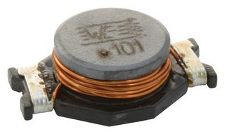 WURTH ELEKTRONIK 7445720 Inductor de Potencia (SMD), 100 µH, 2 A, No Apantallado, 3 A, Serie WE-PD4