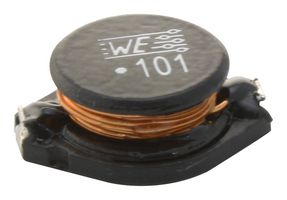 WURTH ELEKTRONIK 7445820 Inductor de Potencia (SMD), 100 µH, 1.8 A, No Apantallado, 3.4 A, Serie WE-PD4