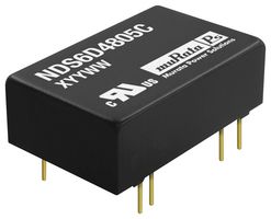 MURATA POWER SOLUTIONS NDS6D2405C Isolated Through Hole DC/DC Converter, ITE, DIP, 2:1, 6 W, 2 Output, 5 V