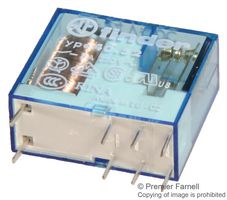 40.52.9.024.5000 - Relevador de Potencia, DPDT, 24 VDC, 8 A, Serie 40, Agujero Pasante