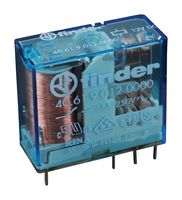 40.61.9.012.0000 - Relevador de Potencia, SPDT, 12 VDC, 16 A, Serie 40, Agujero Pasante