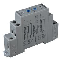 FINDER 80.91.0.240.0000 Relevador con Retardo de Tiempo, 100 ms, 24 h, Serie 80, SPDT, 16 A