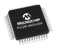 MICROCHIP PIC24FJ64GU205-I/PT 16 Bit Microcontroller, PIC24 Family PIC24FJGU Series Microcontrollers, PIC24, 16 bit, 32 MHz