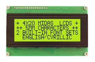 MIDAS DISPLAYS MC42005A6WR-SPTLY-V2