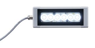 PATLITE (U.S.A.) CLK1-02JSN-C Luz de Trabajo LED, Luz Diurna, 6500K, Longitud 100mm, 3.6W, Suministro 24VCD, Cable, Serie CLK-02