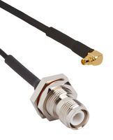 AMPHENOL RF 095-900-582M100 Cable RF / Coaxial ensamblado, IP67, Frecuencia 3GHZ, 3.3 ft, 1 m, RG174, MMCX Macho Ángulo Recto