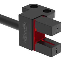 BANNER ENGINEERING BCS1RVPQ Sensor Ranura, Digital - PNP Complementario, Emisor/Receptor, 5mm, 5 a 24V, Tornillo, -20°C a 55°C