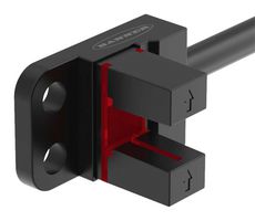BANNER ENGINEERING BCS1YVPQ Sensor Ranura, Digital - PNP Complementario, Emisor/Receptor, 5mm, 5 a 24V, Tornillo, -20°C a 55°C
