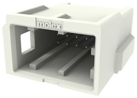 MOLEX 2069583102 Conector Automotriz, Llave B, Natural, ConnTAK50 206958 Series, Cabezal en ángulo recto