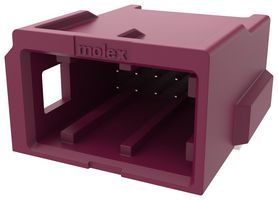 MOLEX 2069583104 Conector Automotriz, Llave D, Violeta, ConnTAK50 206958 Series, Cabezal en ángulo recto