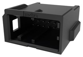 MOLEX 2069583121 Conector Automotriz, Llave A, Negro, ConnTAK50 206958 Series, Cabezal en ángulo recto, 12 Contactos