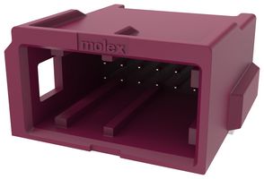 MOLEX 2069583124 Conector Automotriz, Llave D, Violeta, ConnTAK50 206958 Series, Cabezal en ángulo recto