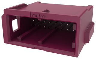 MOLEX 2069583164 Conector Automotriz, Llave D, Violeta, ConnTAK50 206958 Series, Cabezal en ángulo recto