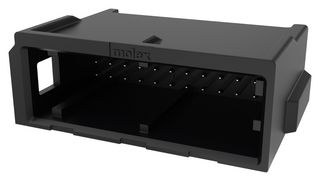 MOLEX 2069583221 Conector Automotriz, Llave A, Negro, ConnTAK50 206958 Series, Cabezal en ángulo recto, 22 Contactos