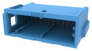 MOLEX 2069583223 Conector Automotriz, Llave C, Azul, ConnTAK50 206958 Series, Cabezal en ángulo recto, 22 Contactos