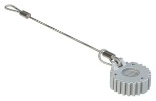AMPHENOL SINE/TUCHEL AHDC16-5-LA Dust Cap / Cover, Gray, IP67, Protective Cap with Lanyard