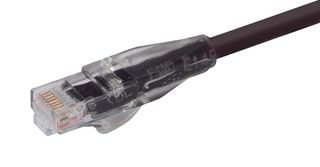 L-COM TRD815BLK-30 Cable Ethernet, Cat 5e, RJ45 Macho a RJ45 Macho, UTP (par trenzado sin blindaje), Negro, 9.14 m