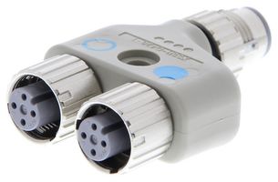 OMRON INDUSTRIAL AUTOMATION XS5R-D426-1 Divisor de Sensor, Sin Cable, Estilo - Y, Montaje en Cable, 4 Posiciones M12 Macho