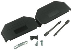 MH CONNECTORS MHDPPK37-K Carcasa Trasera D Sub, Serie MHDPPK, CD, 180°, Nylon (Poliamida)
