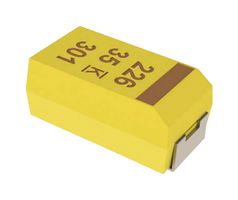 KEMET T498D475K050ATE480 Capacitor de Tantalio de Montaje SMT, 4.7 µF, 50 V, 2917 [7343 Métrico], ± 10%, 0.48 ohm, D