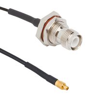 AMPHENOL RF 095-900-603-006 RF / Coaxial Cable Assembly, 6GHz Frequency, 6 ", 152.4 mm, RG316, MMCX Plug, TNC RP Bulkhead Jack