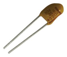 KEMET T350C475K025AT Capacitor de Tantalio, Polar, 4.7 µF, 25 V, ± 10%, Conexión Radial, 2.54 mm, 4 ohm