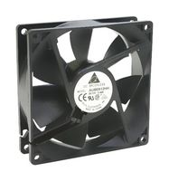 DELTA ELECTRONICS AUB0912VH-CX09 DC Axial Fan, 12 V, Square, 92 mm, 25.4 mm, Superflo Bearing, 67.8 CFM