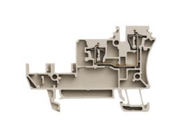 WEIDMULLER 1651980000 DIN Rail Mount Terminal Block, 2 Positions, 26 AWG, 14 AWG, 1.5 mm², Tension Clamp, 17.5 A
