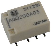 PANASONIC AGQ200A4HX Relevador de Señal, 4.5 VDC, DPDT, 2 A, GQ Series, Montaje Superficial, Sin Enclavamiento