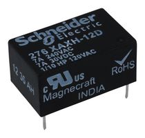 SCHNEIDER ELECTRIC/LEGACY RELAY 276XAXH-12D Relevador de Potencia, SPDT, 12 VDC, 7 A, Serie 276, Agujero Pasante