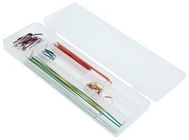 GLOBAL SPECIALTIES WK-3 Kit de 70 Alambres Jumper, 22 AWG, Sólido, Aislado, Colores y Longitudes Variados, Pre-Desforrados