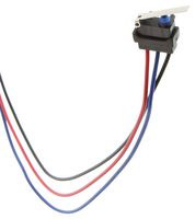 E-SWITCH WS0850101F050WA Interruptor Microswitch, Snap Action, Palanca Recta, SPDT, Conexión de Cable, 1 A, 24 V