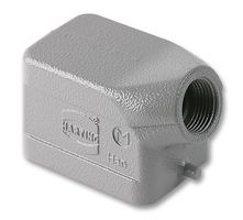 HARTING 19300061440 Conector Uso Rudo, M20, Capucha, Entrada Superior, Cuerpo de Aluminio, 1 Leva, 6B