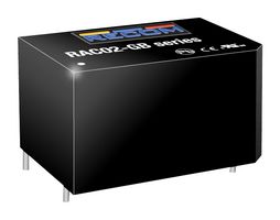 RECOM POWER RAC02-12SGB Fuente de Alimentación Montaje PCB AC/DC, ITE, 1 Salida, 2 W, 12 V, 167 mA