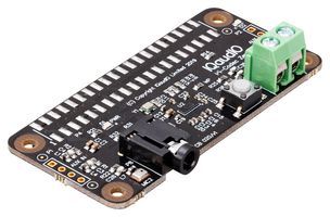 RASPBERRY-PI SC0366 Raspberry Pi Codec Zero Board, DA7212, Audio HAT, 0 to 50 °C 40-Pin GPIO Header
