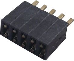MULTICOMP PRO 2206SA-05-46 PCB Receptacle, Board-to-Board, 1.27 mm, 1 Rows, 5 Contacts, Through Hole Mount, 2206SA Series