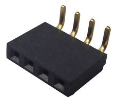 SAMTEC SSW-104-02-G-S-RA Receptáculo PCB, Tarjeta-a-Tarjeta, 2.54 mm, 1 Líneas, 4 Contactos