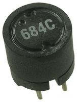 MURATA POWER SOLUTIONS 12RS684C Inductor, Radial Leaded, 1200RS Series, 680 µH, 500 mA, 500 mA, 1.65 ohm, ± 15%